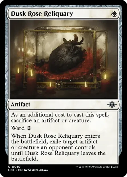 Dusk Rose Reliquary, The Lost Caverns of Ixalan — Magic: The Gathering card