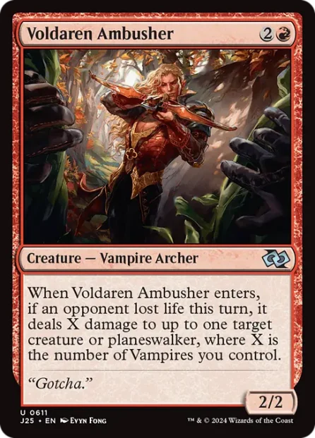 Voldaren Ambusher, Foundations Jumpstart — Magic: The Gathering card