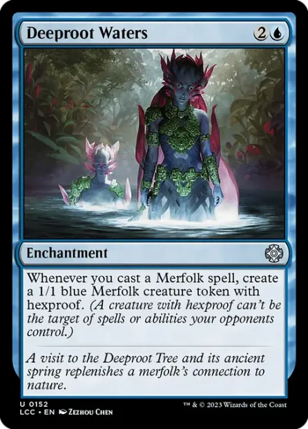 Deeproot Waters, The Lost Caverns of Ixalan Commander — Magic: The Gathering card