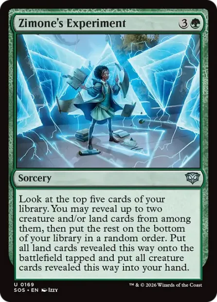 Zimone's Experiment, Secrets of Strixhaven — Magic: The Gathering card