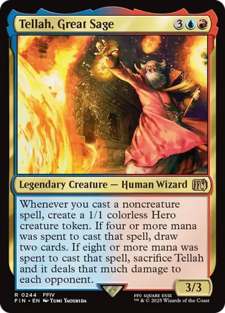 Tellah, Great Sage, Final Fantasy — Magic: The Gathering card