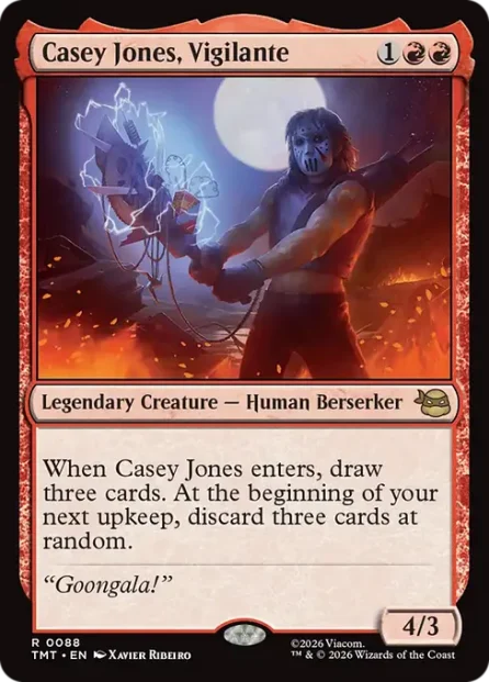 Casey Jones, Vigilante, Teenage Mutant Ninja Turtles — Magic: The Gathering card