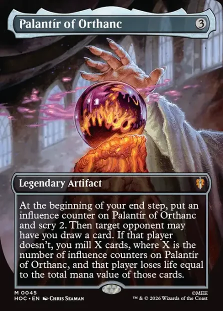 Palantír of Orthanc, The Hobbit Eternal — Magic: The Gathering card