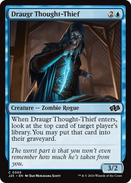 Draugr Thought-Thief, Foundations Jumpstart — Magic: The Gathering card