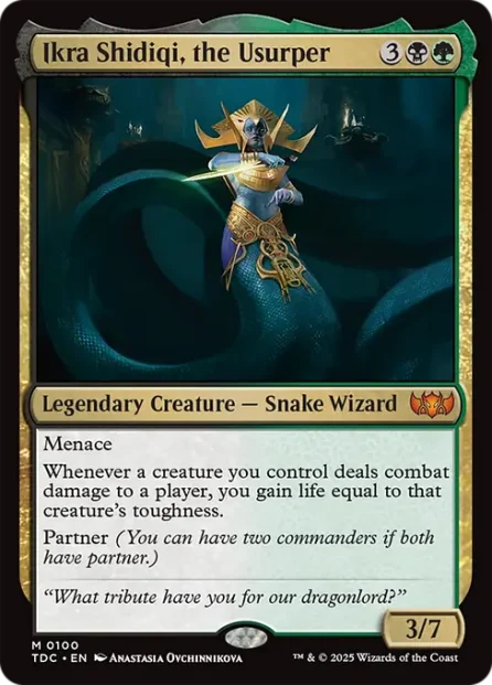 Ikra Shidiqi, the Usurper, Tarkir: Dragonstorm Commander — Magic: The Gathering card