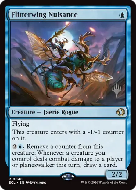 Flitterwing Nuisance, Lorwyn Eclipsed Promos — Magic: The Gathering card