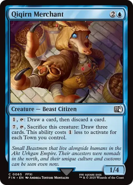 Qiqirn Merchant, Final Fantasy — Magic: The Gathering card