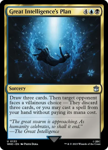 Great Intelligence's Plan, Doctor Who — Magic: The Gathering card