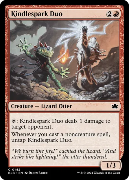 Kindlespark Duo, Bloomburrow — Magic: The Gathering card