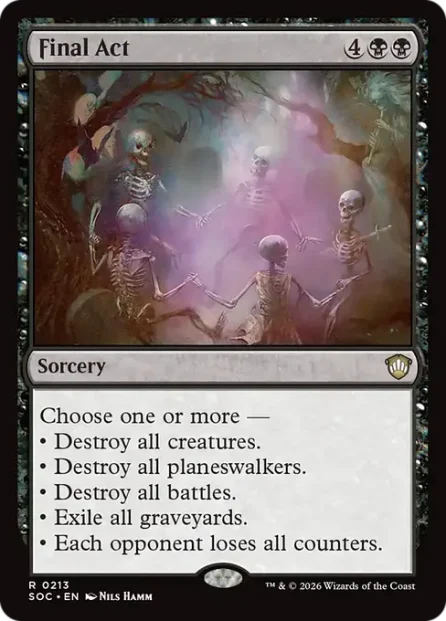 Final Act, Secrets of Strixhaven Commander — Magic: The Gathering card