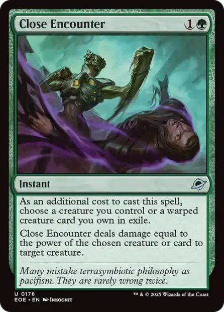 Close Encounter, Edge of Eternities — Magic: The Gathering card