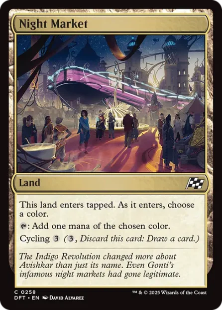 Night Market, Aetherdrift — Magic: The Gathering card