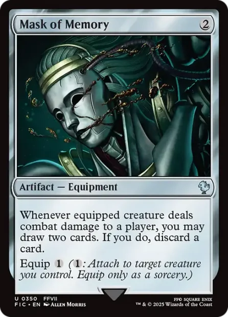 Mask of Memory, Final Fantasy Commander — Magic: The Gathering card