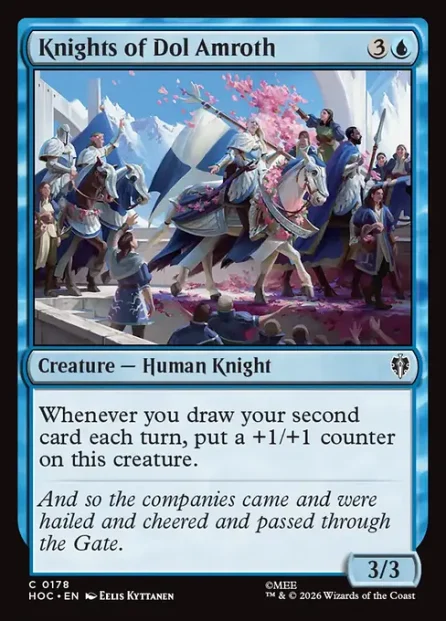 Knights of Dol Amroth, The Hobbit Eternal — Magic: The Gathering card