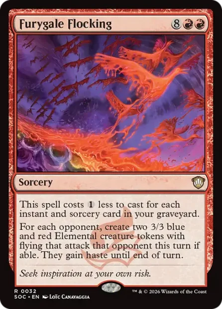 Furygale Flocking, Secrets of Strixhaven Commander — Magic: The Gathering card