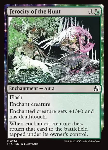Ferocity of the Hunt, Reality Fracture — Magic: The Gathering card