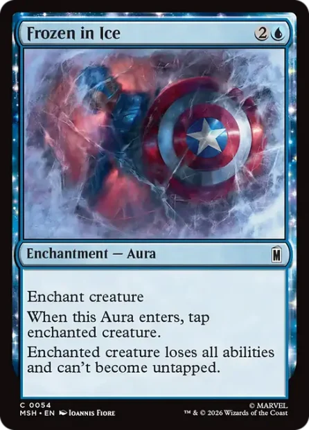Frozen in Ice, Marvel Super Heroes — Magic: The Gathering card