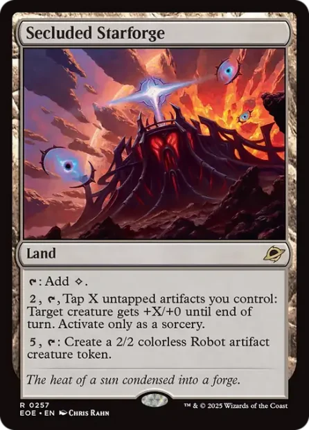 Secluded Starforge, Edge of Eternities — Magic: The Gathering card