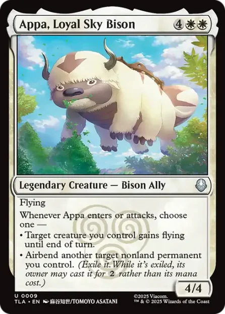 Appa, Loyal Sky Bison, Avatar: The Last Airbender — Magic: The Gathering card