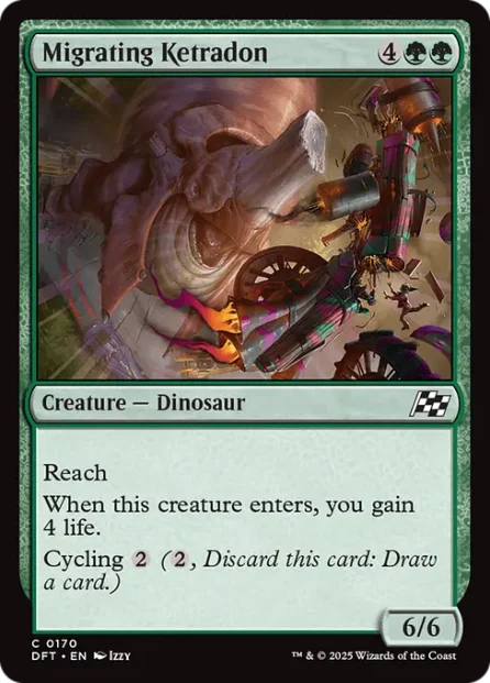 Migrating Ketradon, Aetherdrift — Magic: The Gathering card
