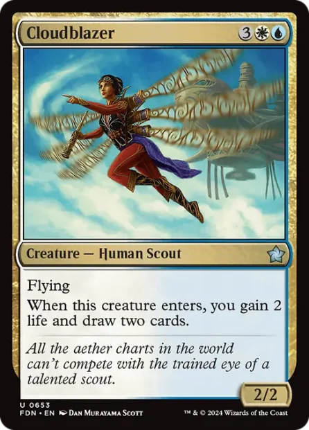 Cloudblazer, Foundations — Magic: The Gathering card