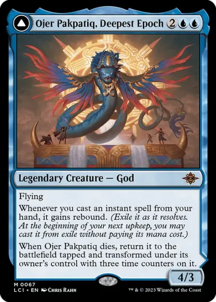 Ojer Pakpatiq, Deepest Epoch // Temple of Cyclical Time, The Lost Caverns of Ixalan — Magic: The Gathering card