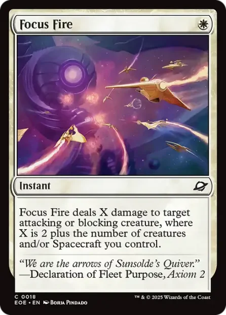 Focus Fire, Edge of Eternities — Magic: The Gathering card