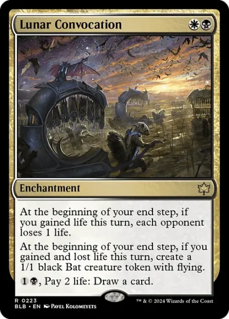 Lunar Convocation, Bloomburrow — Magic: The Gathering card