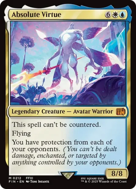 Absolute Virtue, Final Fantasy — Magic: The Gathering card