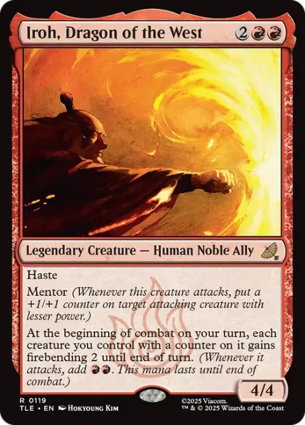 Iroh, Dragon of the West, Avatar: The Last Airbender Eternal — Magic: The Gathering card