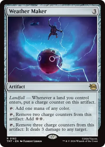 Weather Maker, Teenage Mutant Ninja Turtles — Magic: The Gathering card