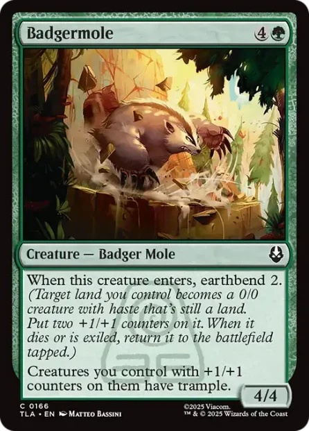 Badgermole, Avatar: The Last Airbender — Magic: The Gathering card