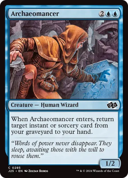 Archaeomancer, Foundations Jumpstart — Magic: The Gathering card