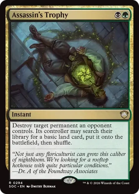 Assassin's Trophy, Secrets of Strixhaven Commander — Magic: The Gathering card