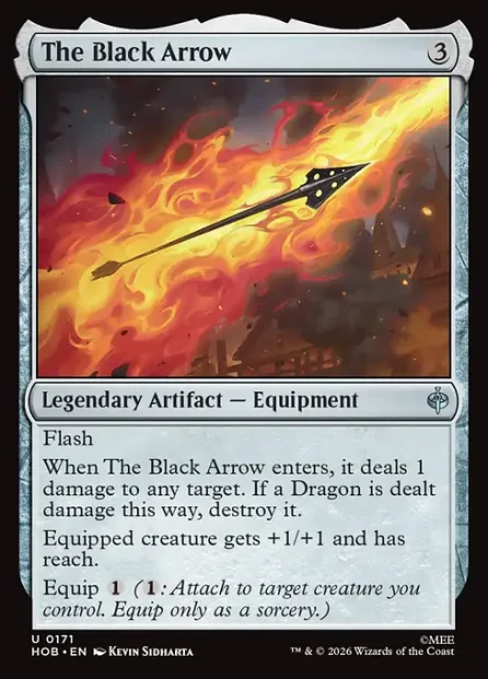 The Black Arrow, The Hobbit — Magic: The Gathering card