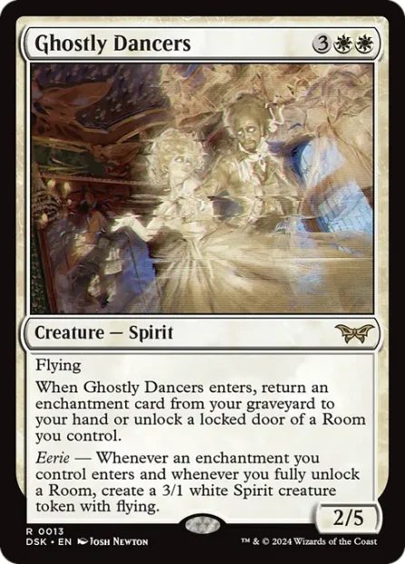 Ghostly Dancers, Duskmourn: House of Horror — Magic: The Gathering card