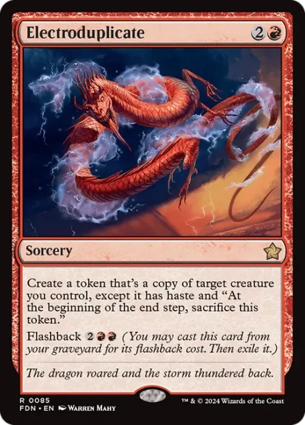 Electroduplicate, Foundations — Magic: The Gathering card