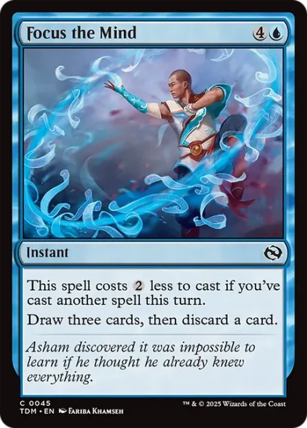 Focus the Mind, Tarkir: Dragonstorm — Magic: The Gathering card