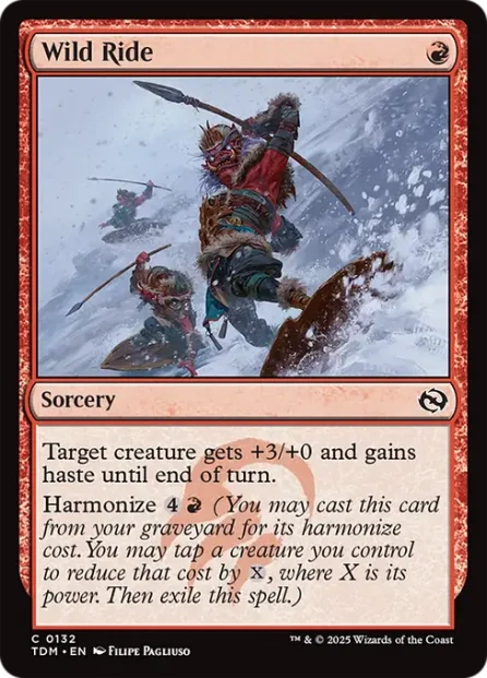 Wild Ride, Tarkir: Dragonstorm — Magic: The Gathering card