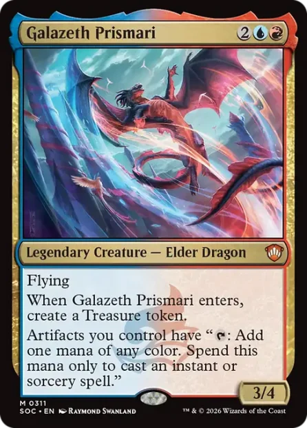 Galazeth Prismari, Secrets of Strixhaven Commander — Magic: The Gathering card