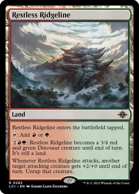 Restless Ridgeline, The Lost Caverns of Ixalan — Magic: The Gathering card