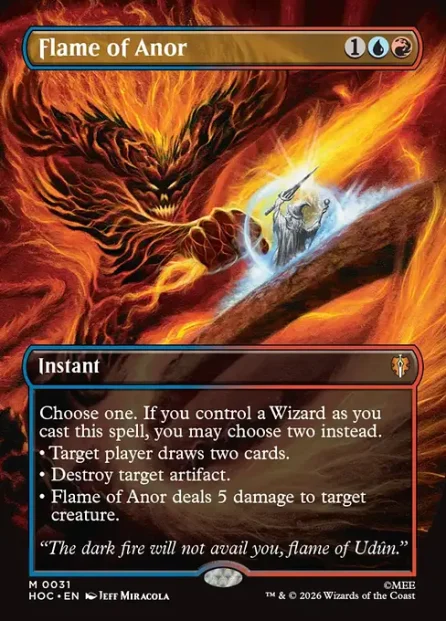 Flame of Anor, The Hobbit Eternal — Magic: The Gathering card