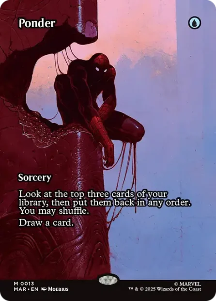 Ponder, Marvel Universe — Magic: The Gathering card