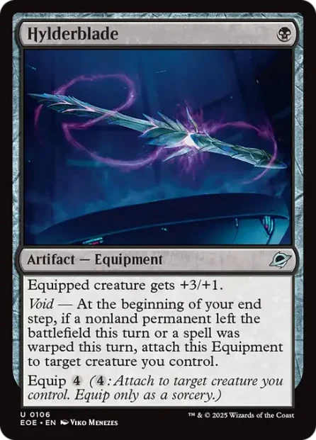 Hylderblade, Edge of Eternities — Magic: The Gathering card