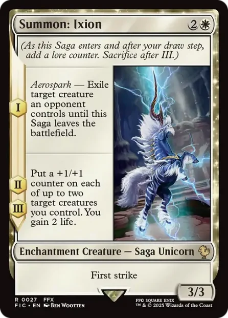 Summon: Ixion, Final Fantasy Commander — Magic: The Gathering card