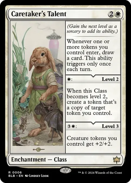 Caretaker's Talent, Bloomburrow — Magic: The Gathering card