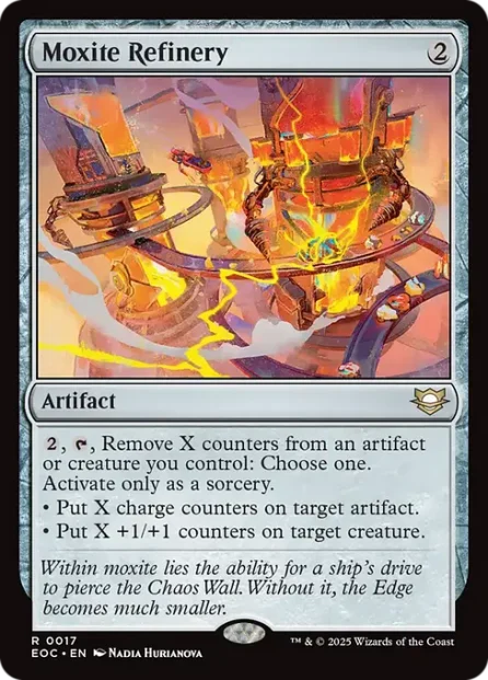 Moxite Refinery, Edge of Eternities Commander — Magic: The Gathering card
