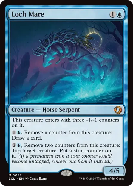 Loch Mare, Lorwyn Eclipsed, foil — Magic: The Gathering card