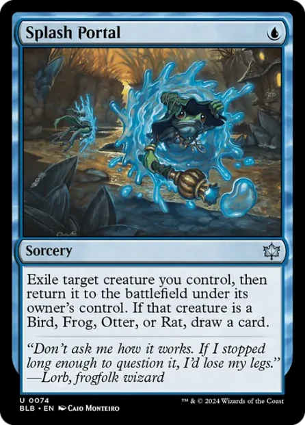 Splash Portal, Bloomburrow — Magic: The Gathering card