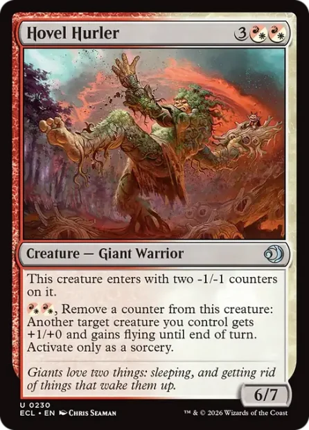 Hovel Hurler, Lorwyn Eclipsed — Magic: The Gathering card